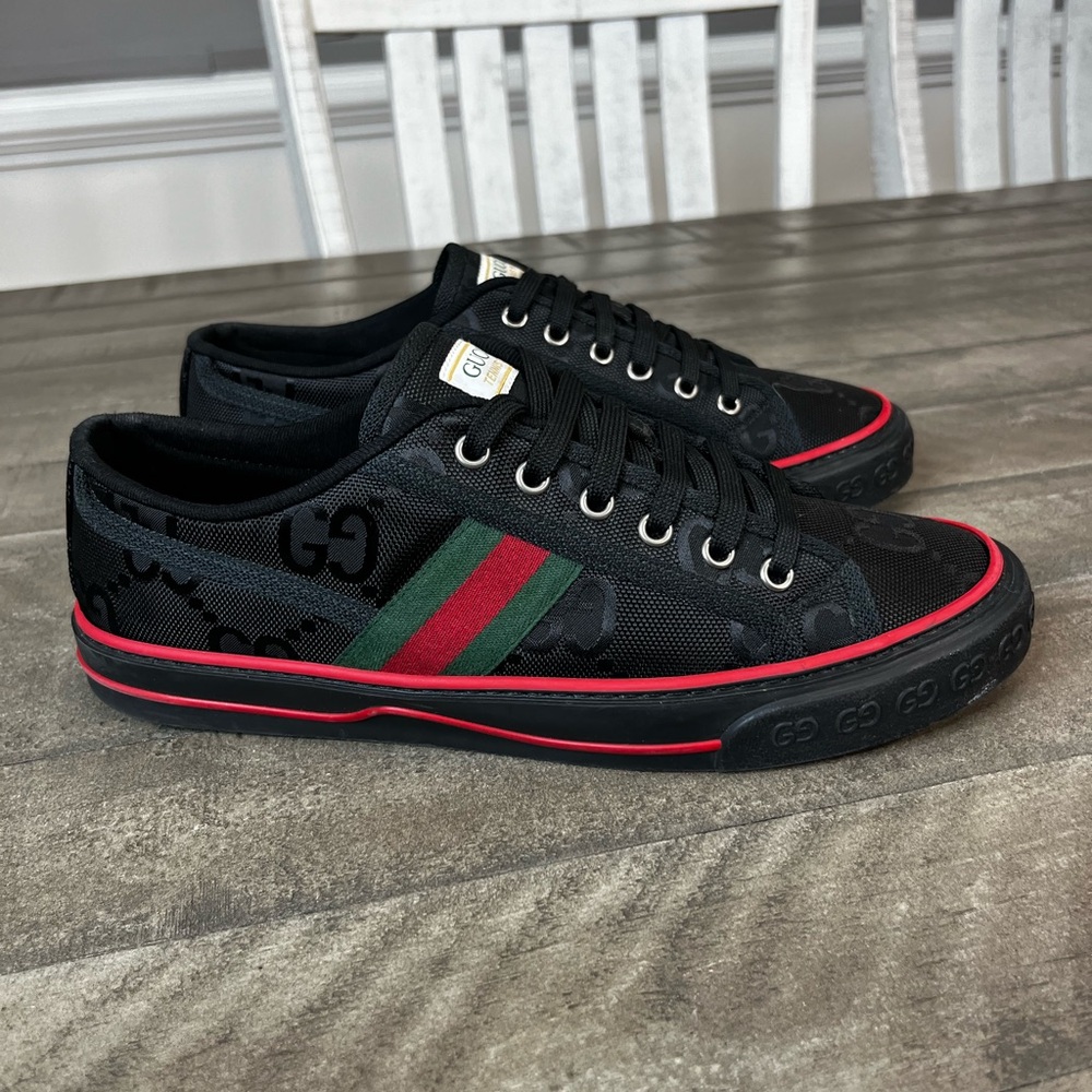 Gucci Tennis 1977 Off the Grid
Low Black Sz 8.5 Mens - Picture 2 of 5
